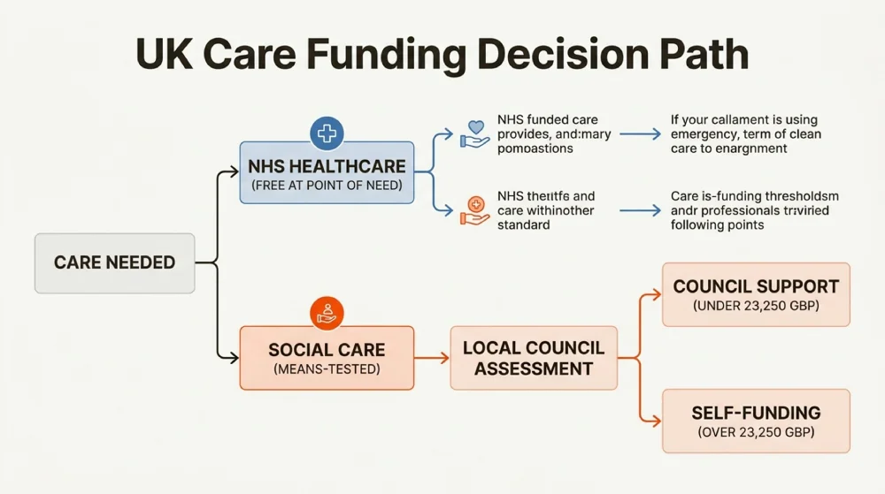 UK Care Fund Decision Path